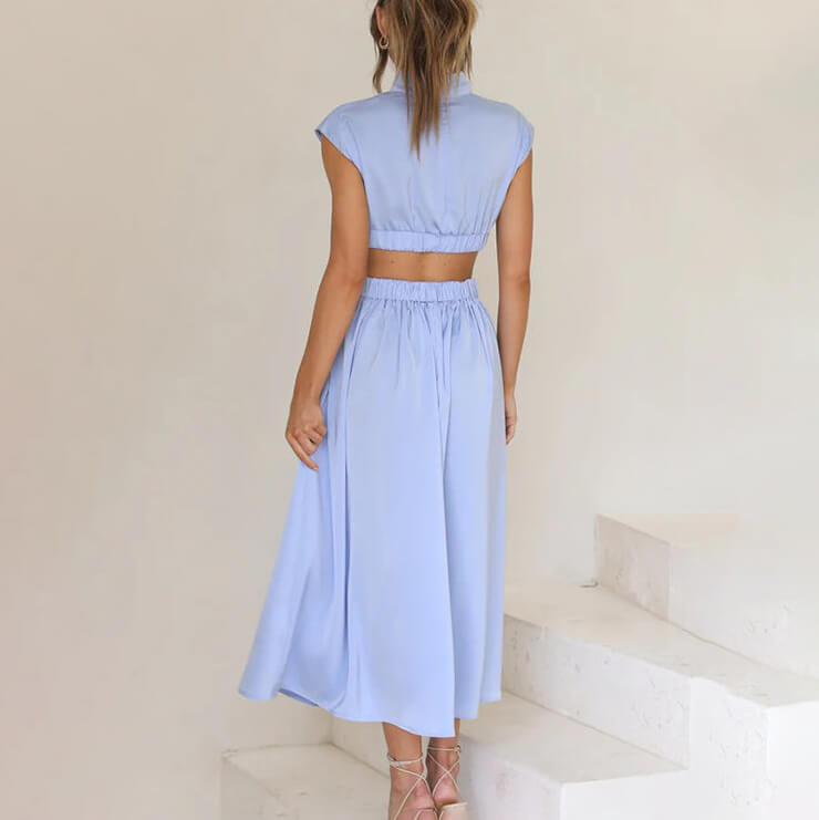 Chloé Halter Neck Midi Dress