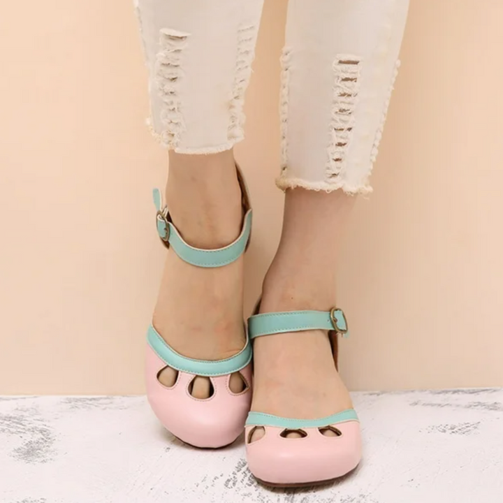 Patti Low Heeled Comfort Sandals