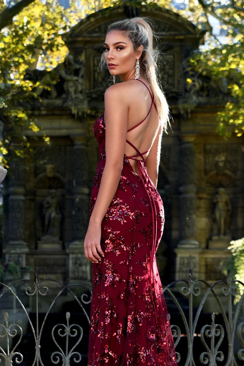 Selene Sequin Mermaid Maxi Dress