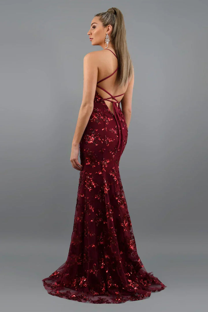 Selene Sequin Mermaid Maxi Dress