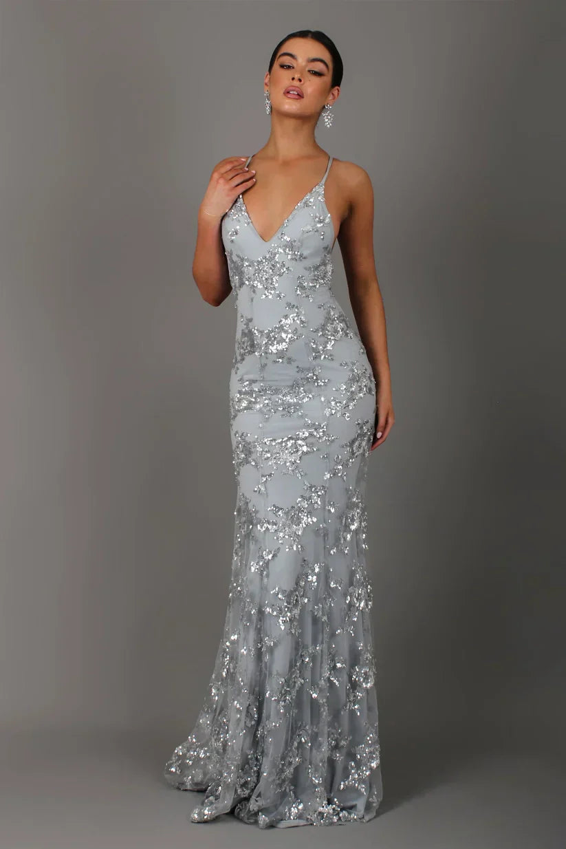 Selene Sequin Mermaid Maxi Dress