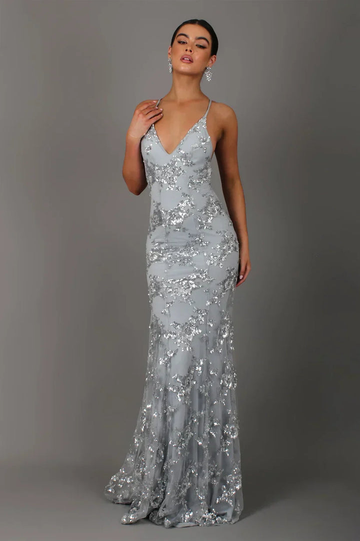 Selene Sequin Mermaid Maxi Dress