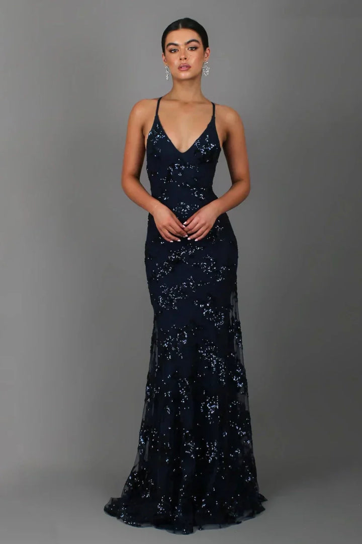 Selene Sequin Mermaid Maxi Dress