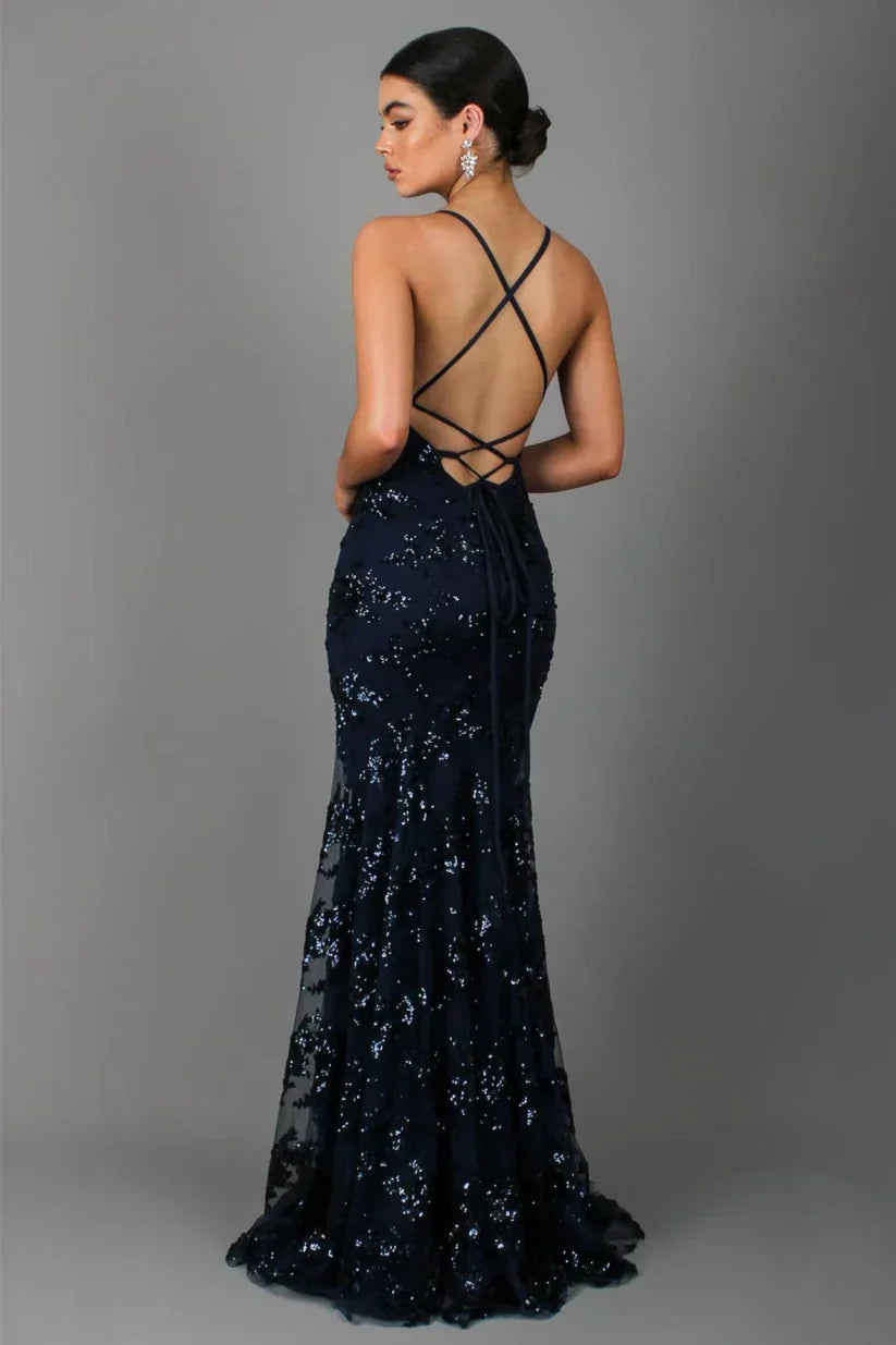 Selene Sequin Mermaid Maxi Dress