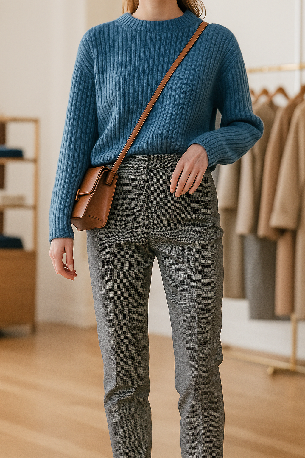 Valentina Straight-Leg Trouser