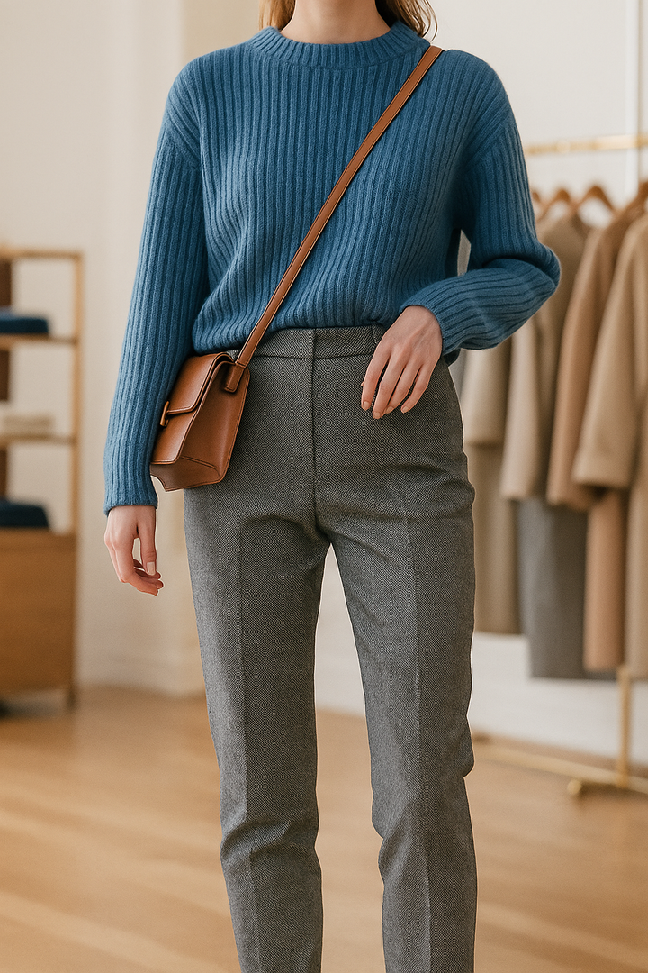 Valentina Straight-Leg Trouser