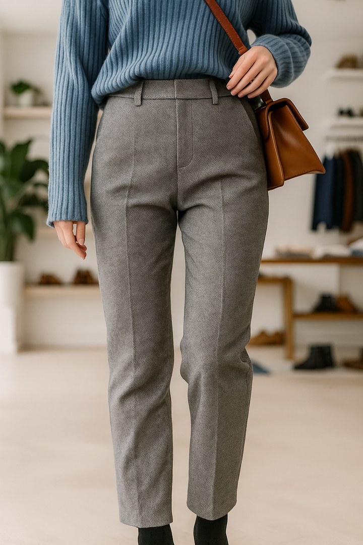 Valentina Straight-Leg Trouser