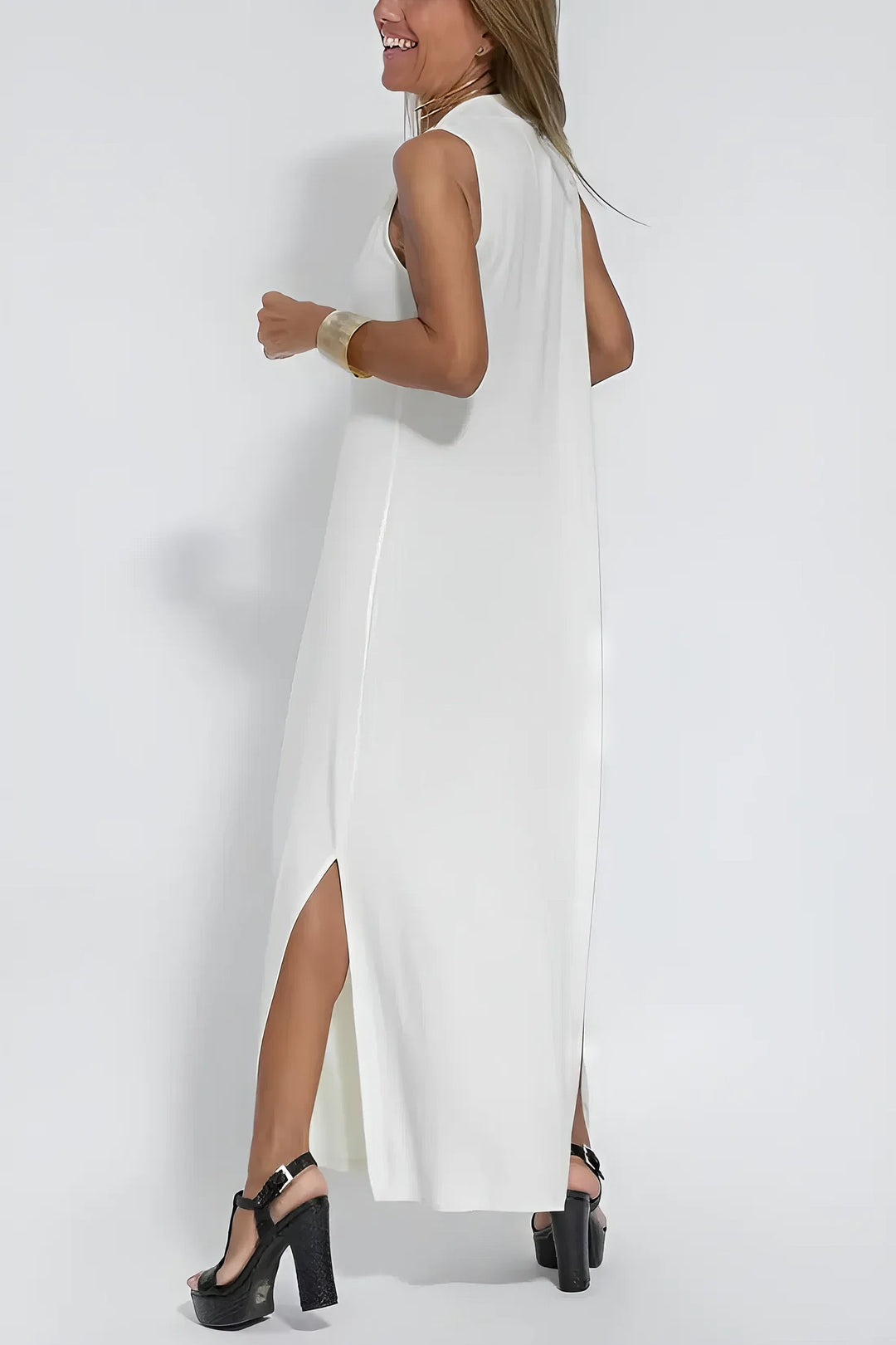 Juno Coordinated Cardigan Maxi Dress
