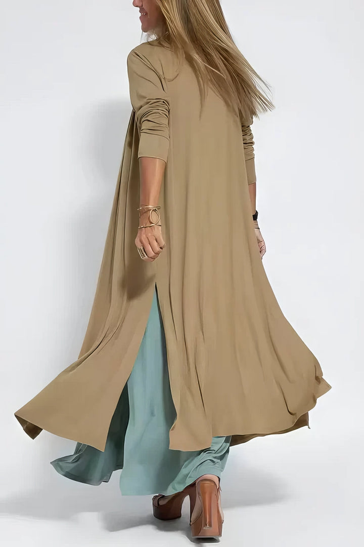 Juno Coordinated Cardigan Maxi Dress